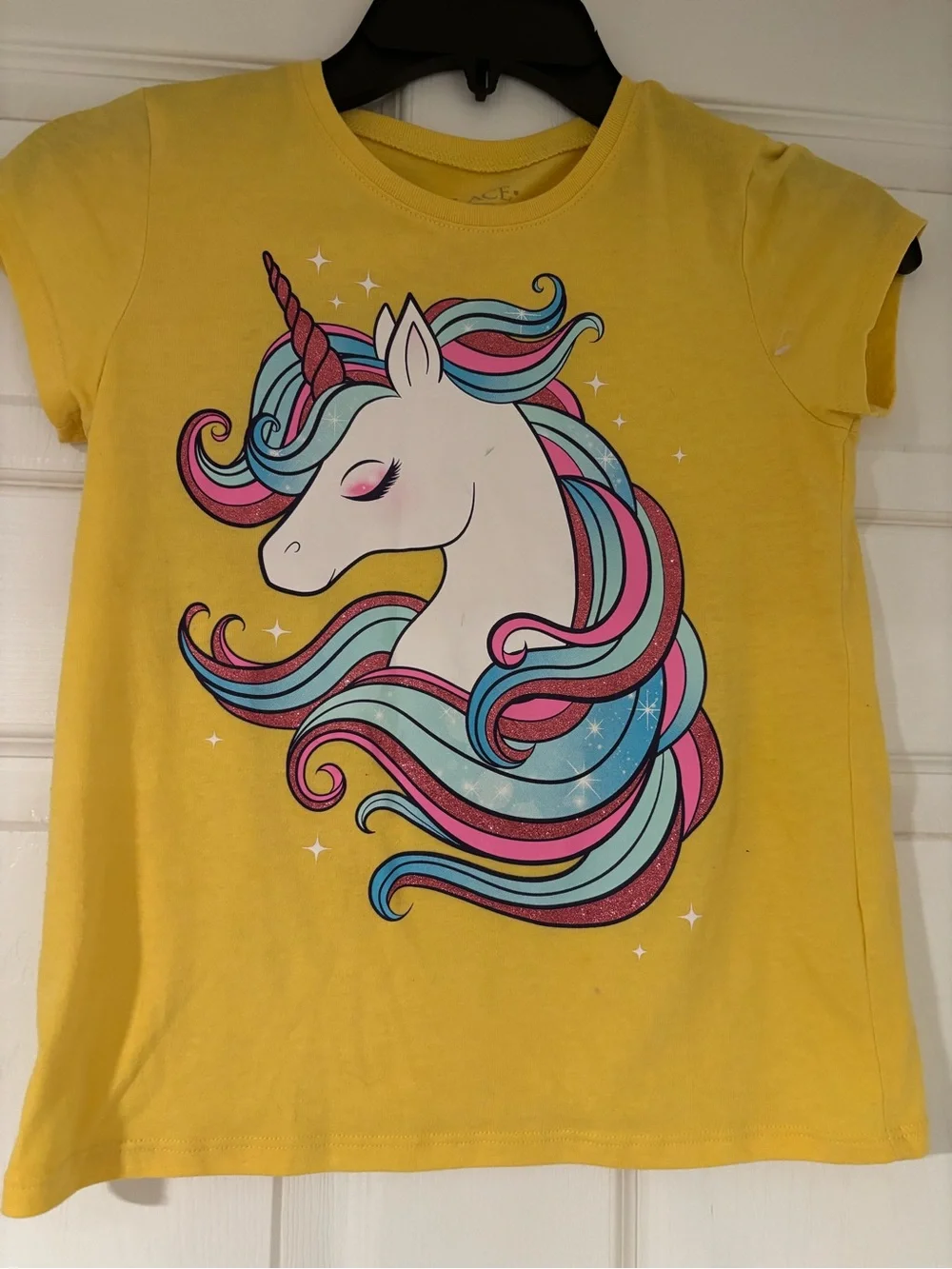 The Children's Place Unicorn & Butterfly Tops - Yellow, Blue, Pink